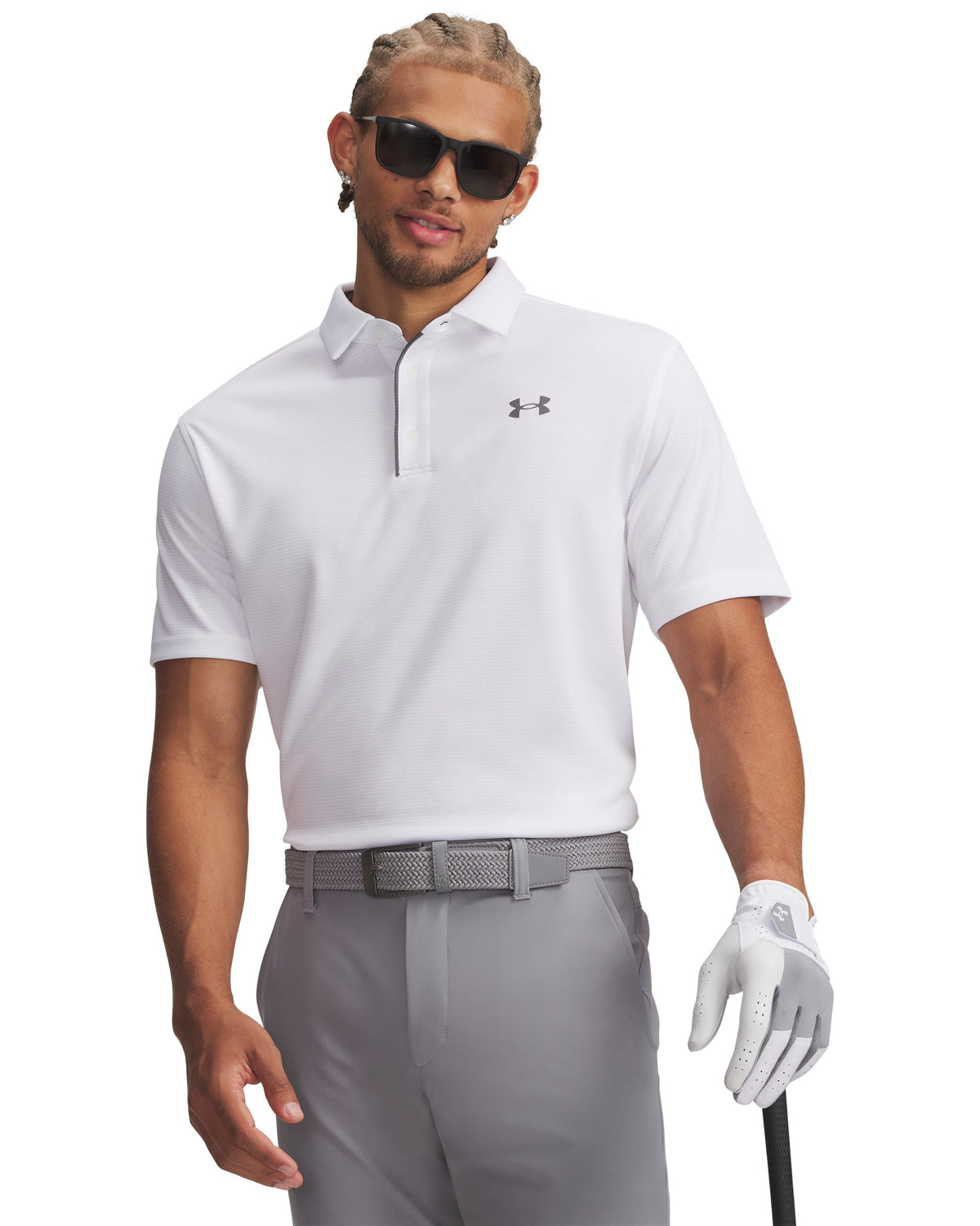Tech Polo - White / Graphite / Graphite - 100