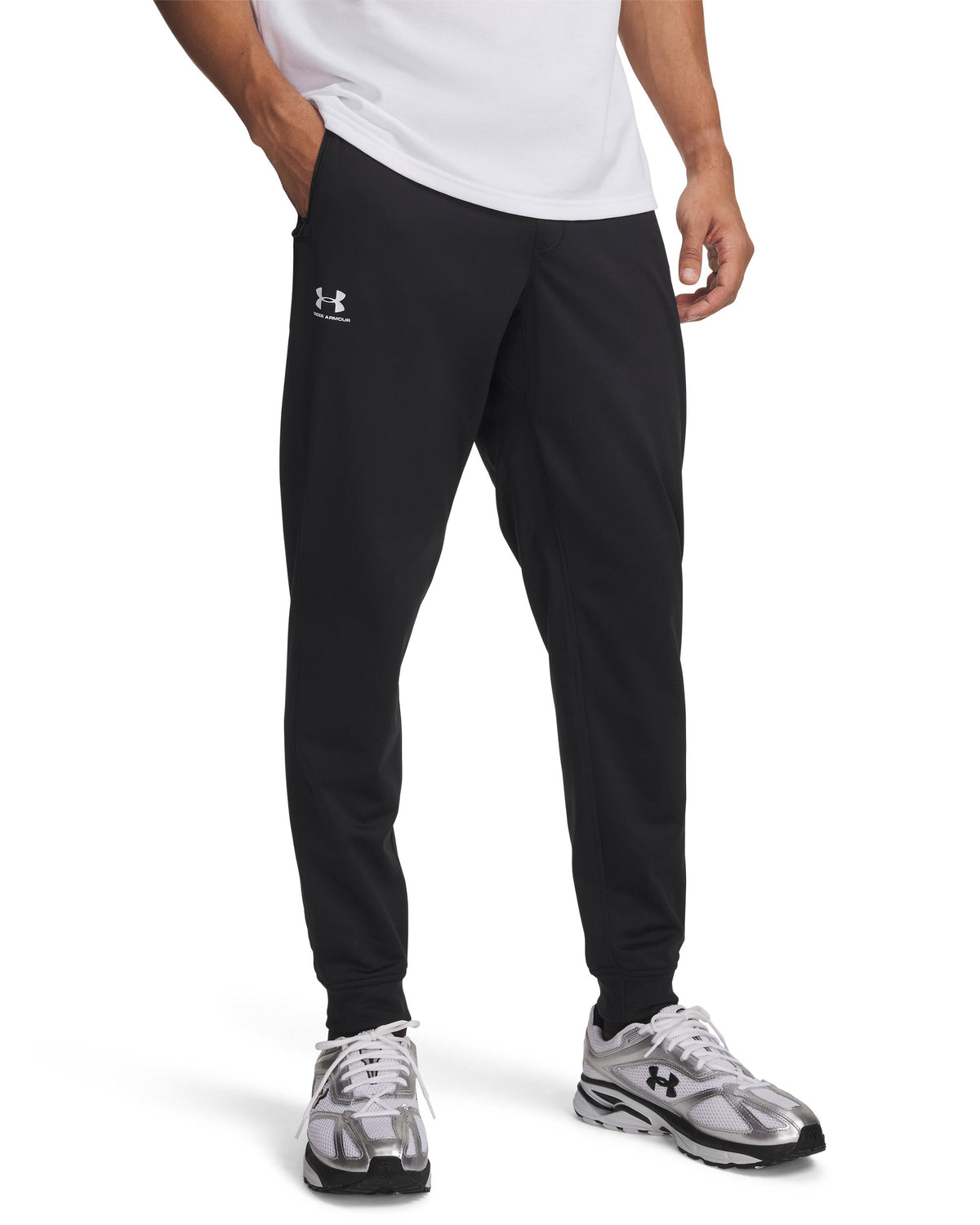 SPORTSTYLE TRICOT JOGGER - Black / White - 001