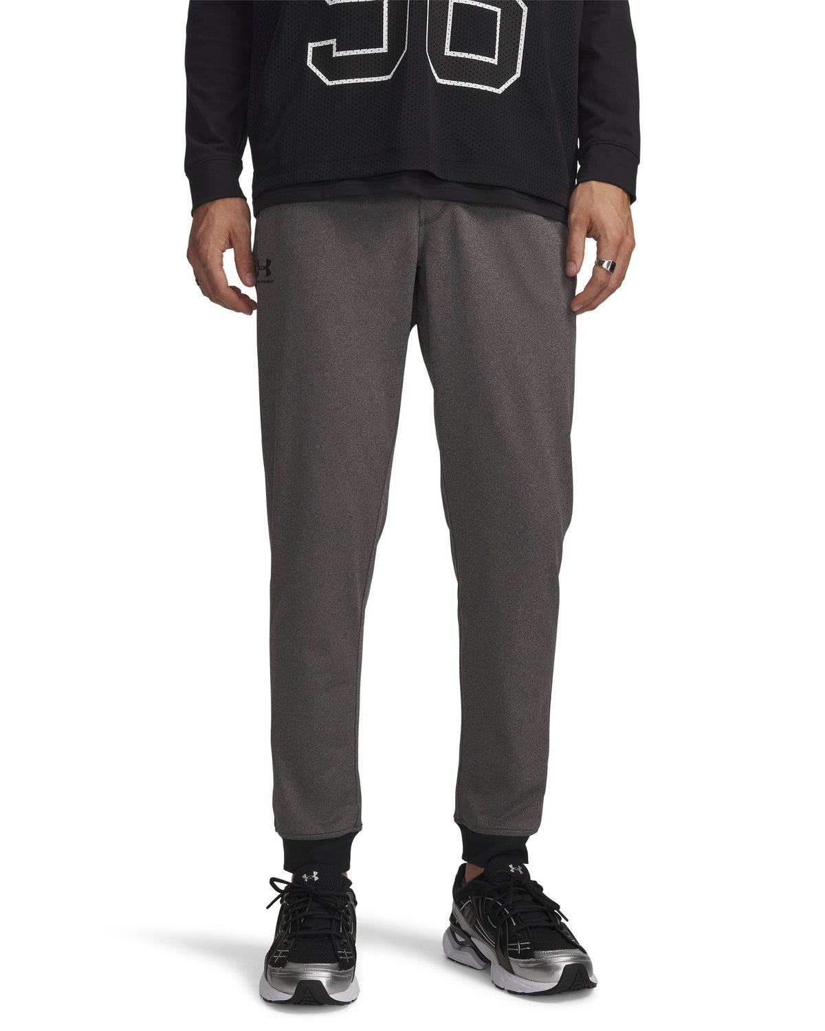 SPORTSTYLE TRICOT JOGGER - Carbon Heather / Black - 090