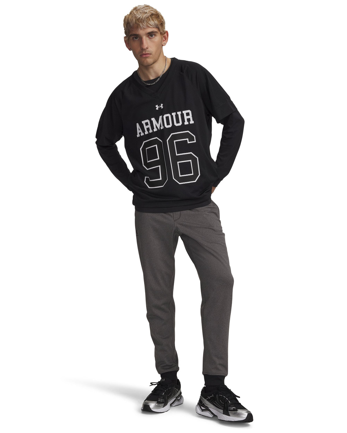 SPORTSTYLE TRICOT JOGGER - Carbon Heather / Black - 090