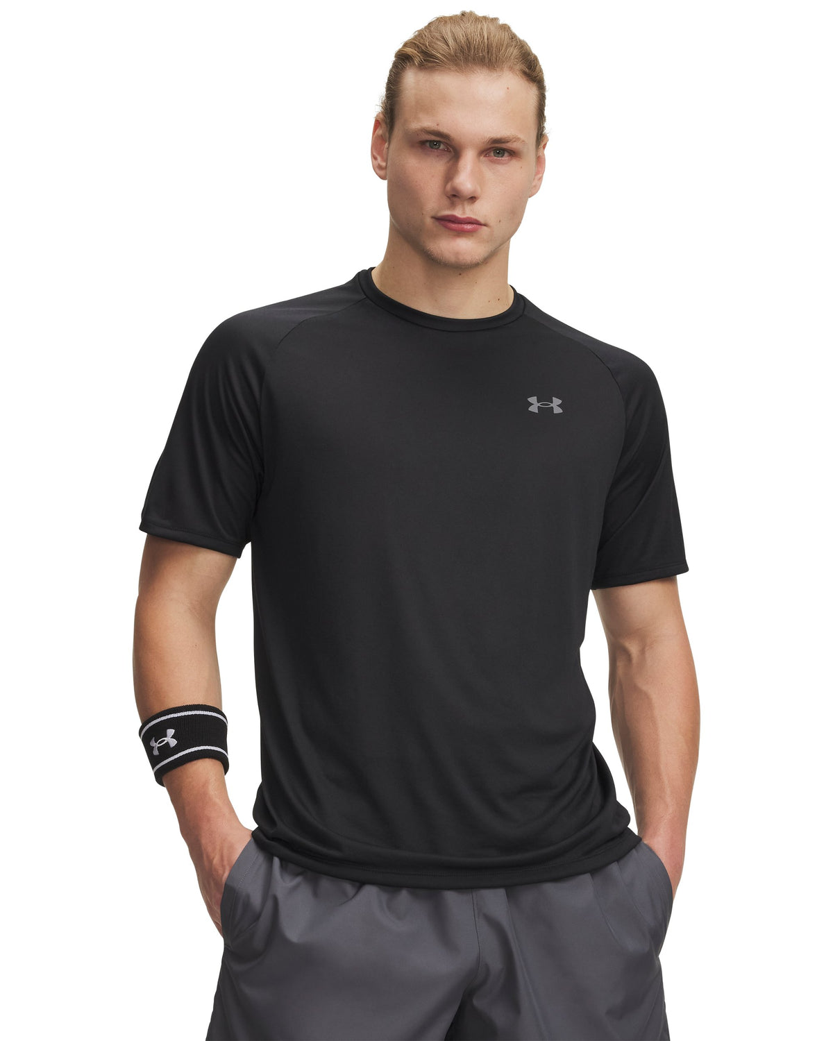 UA Tech 2.0 SS Tee - Black / Graphite - 001