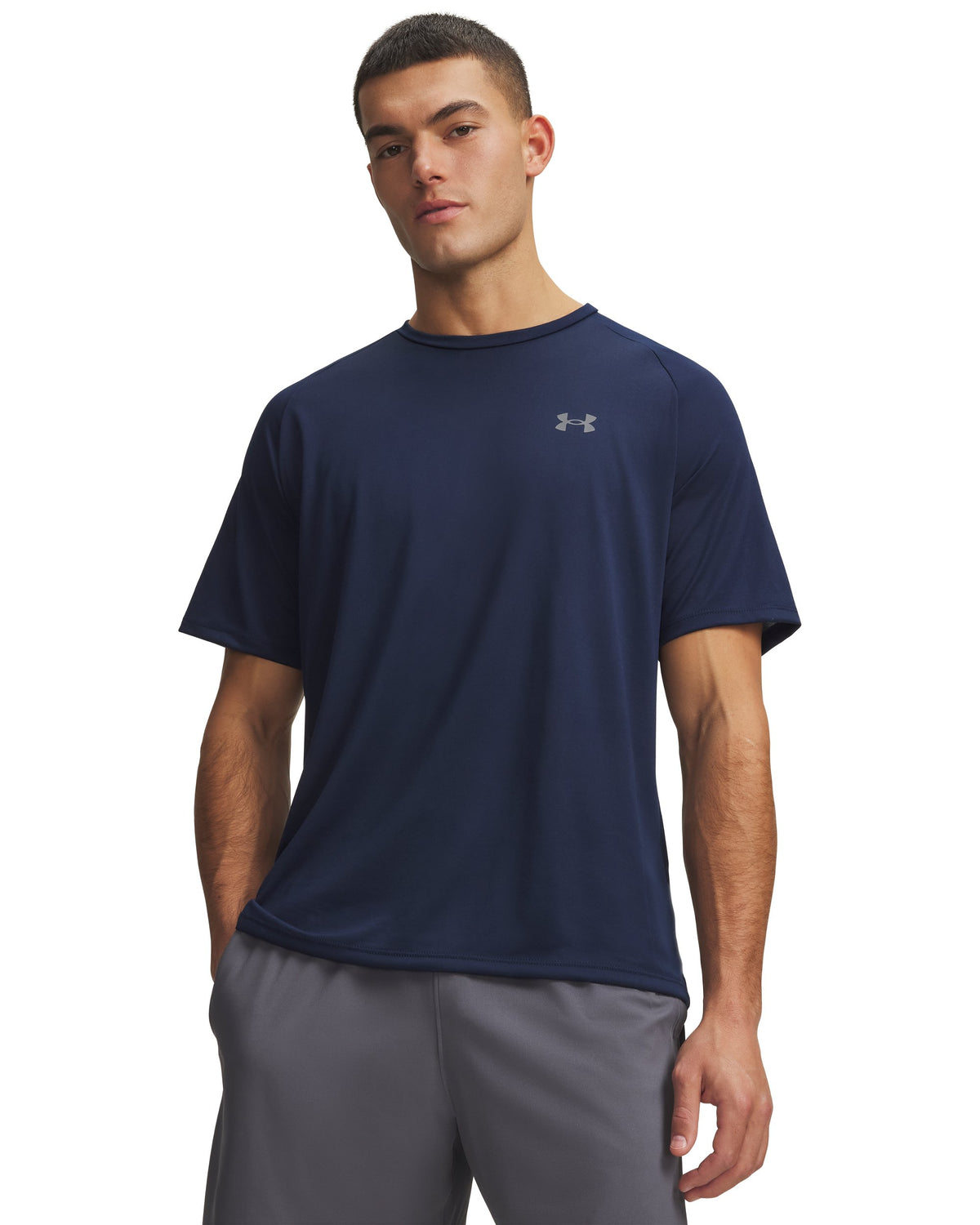 UA Tech 2.0 SS Tee - Academy / Graphite - 408