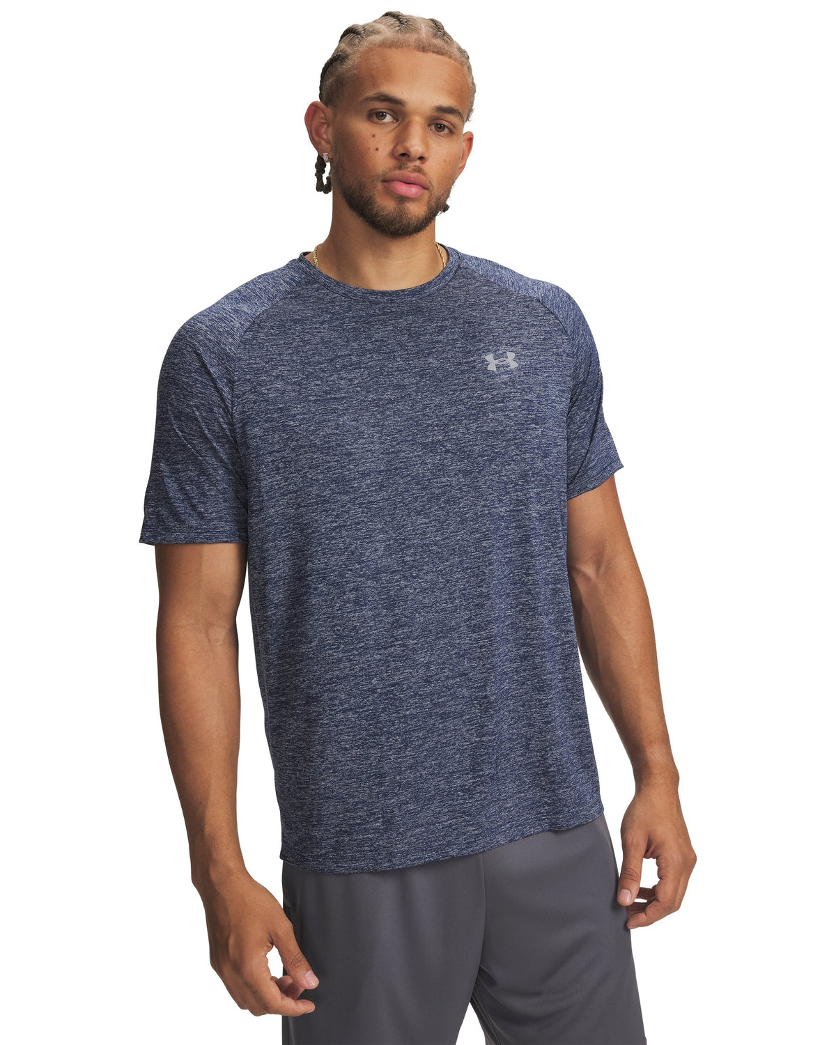 UA Tech 2.0 SS Tee - Academy / Steel - 409