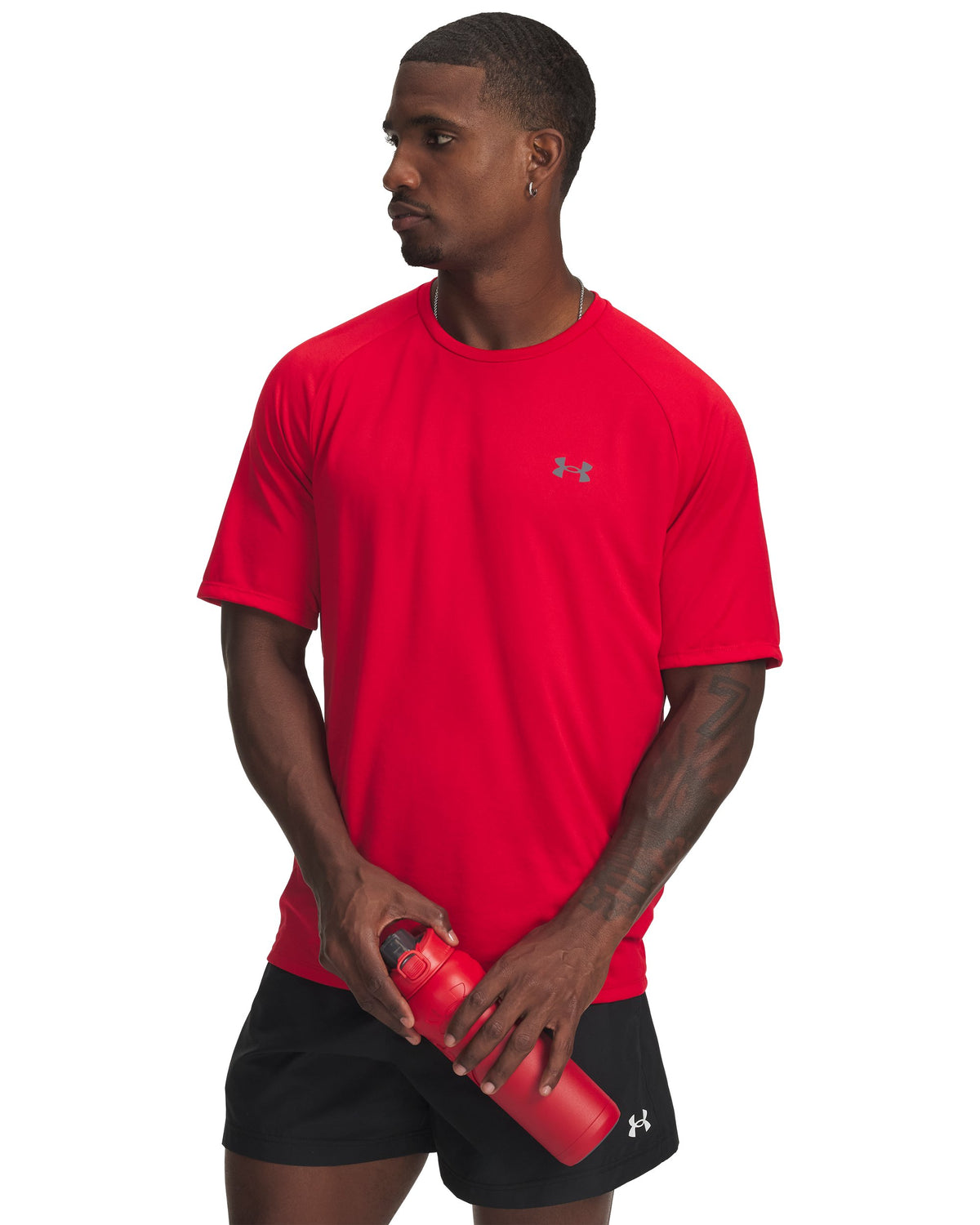 UA Tech 2.0 SS Tee - אדום / גרפיט - 600
