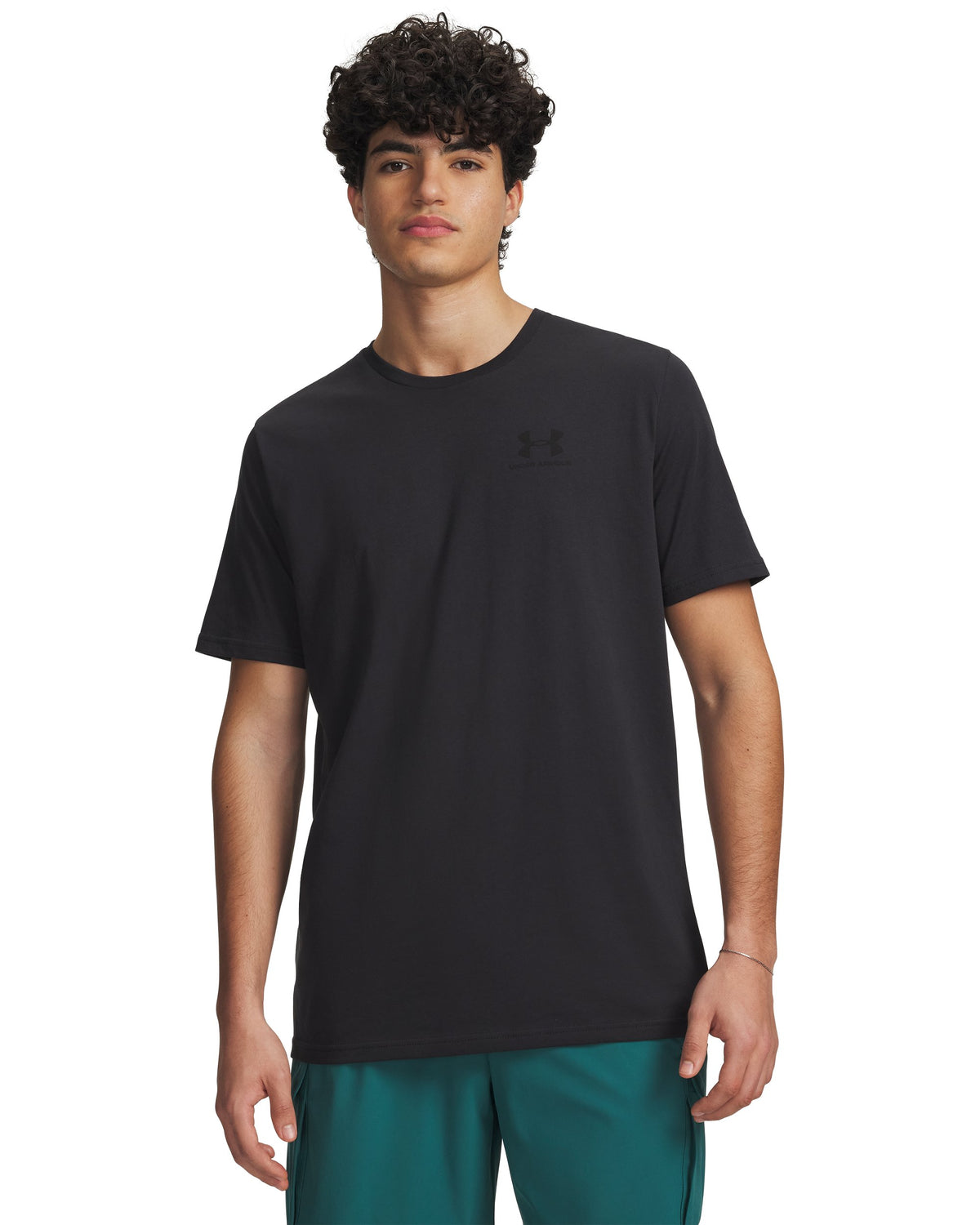 UA M SPORTSTYLE LC SS - Black / Black - 001