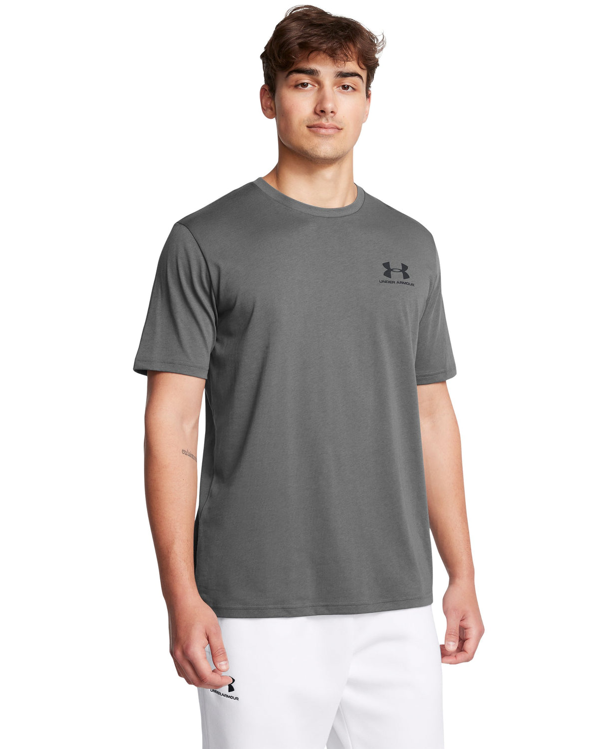 UA M SPORTSTYLE LC SS - Castlerock / Black - 025