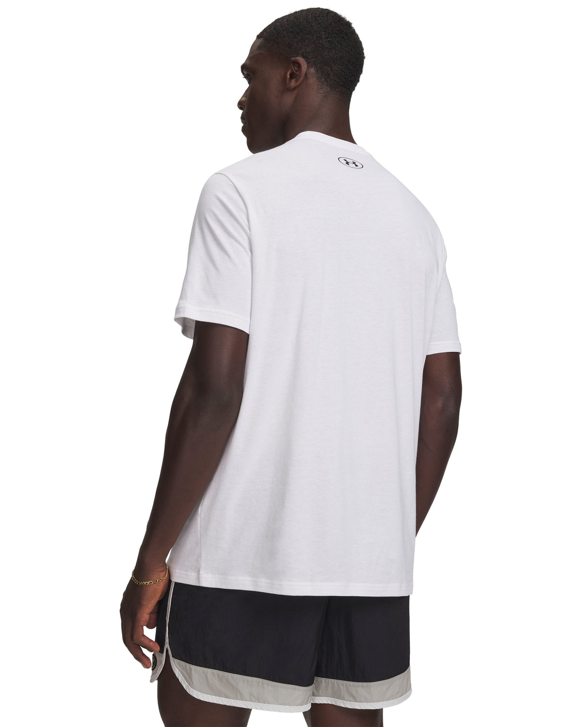 UA M SPORTSTYLE LC SS - White / Black - 100