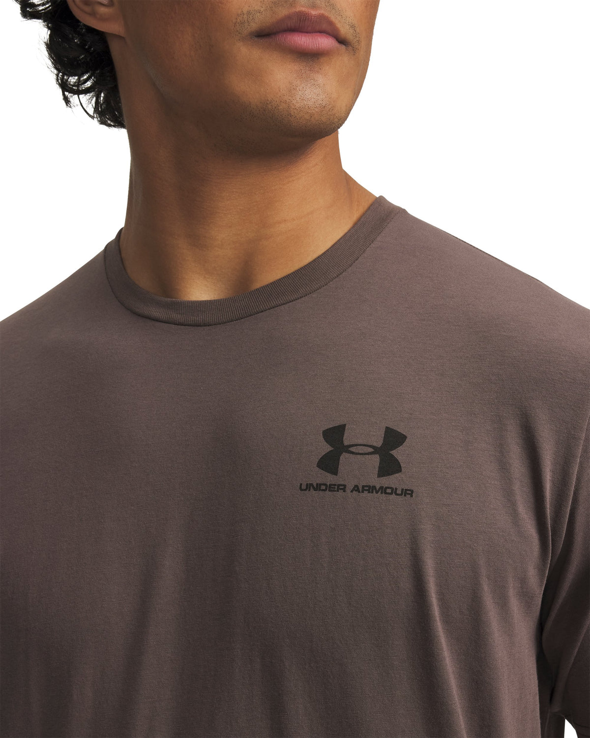 UA M SPORTSTYLE LC SS - Brown / Black - 200