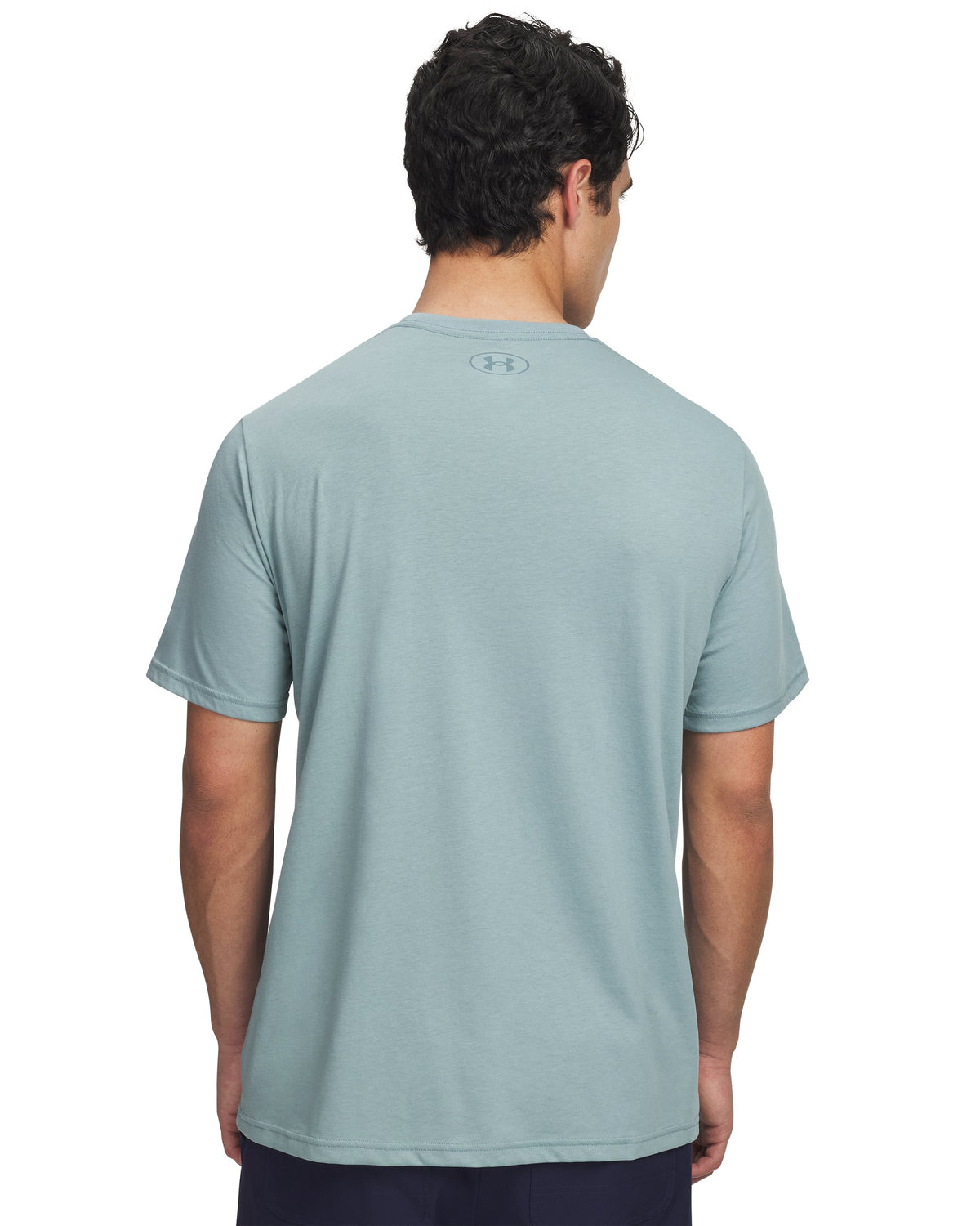 UA M SPORTSTYLE LC SS - Green / Jasper Blue - 323