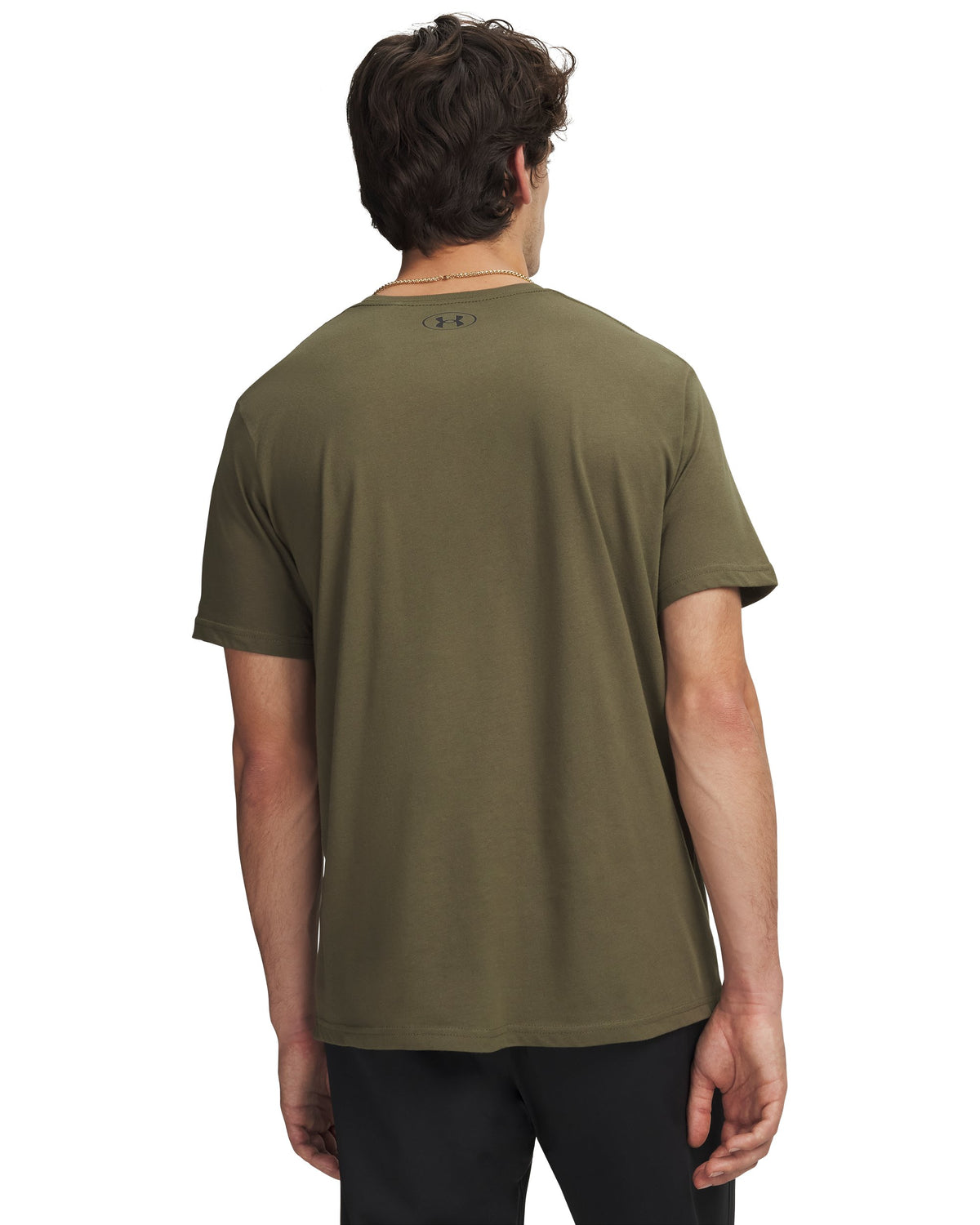 UA M SPORTSTYLE LC SS - Marine OD Green / Black / Black - 390