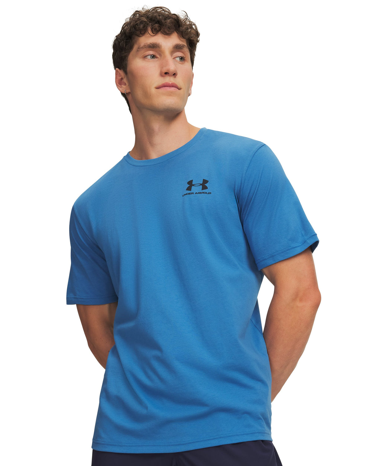 UA M SPORTSTYLE LC SS - Blue / Black - 430