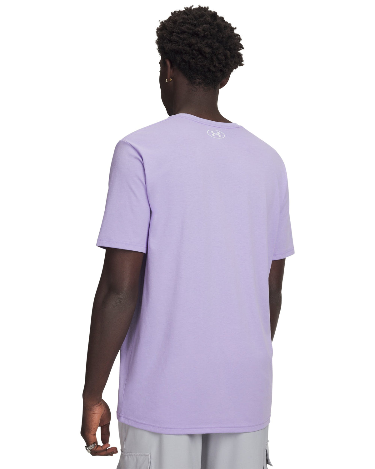 UA M SPORTSTYLE LC SS - Purple / Distant Gray - 538