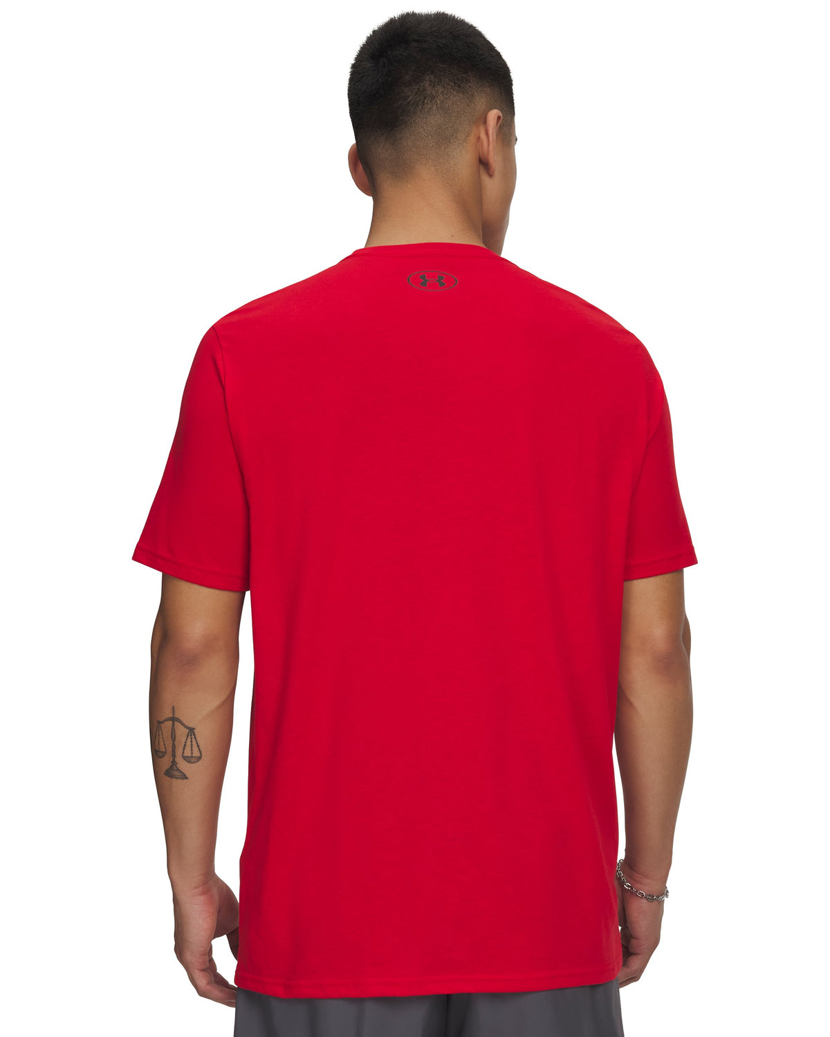 UA M SPORTSTYLE LC SS - Red / Black - 600