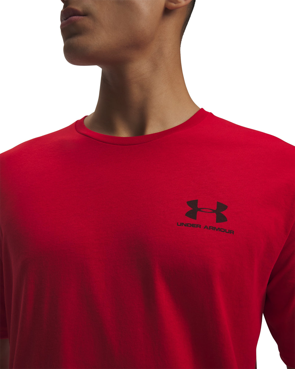 UA M SPORTSTYLE LC SS - Red / Black - 600