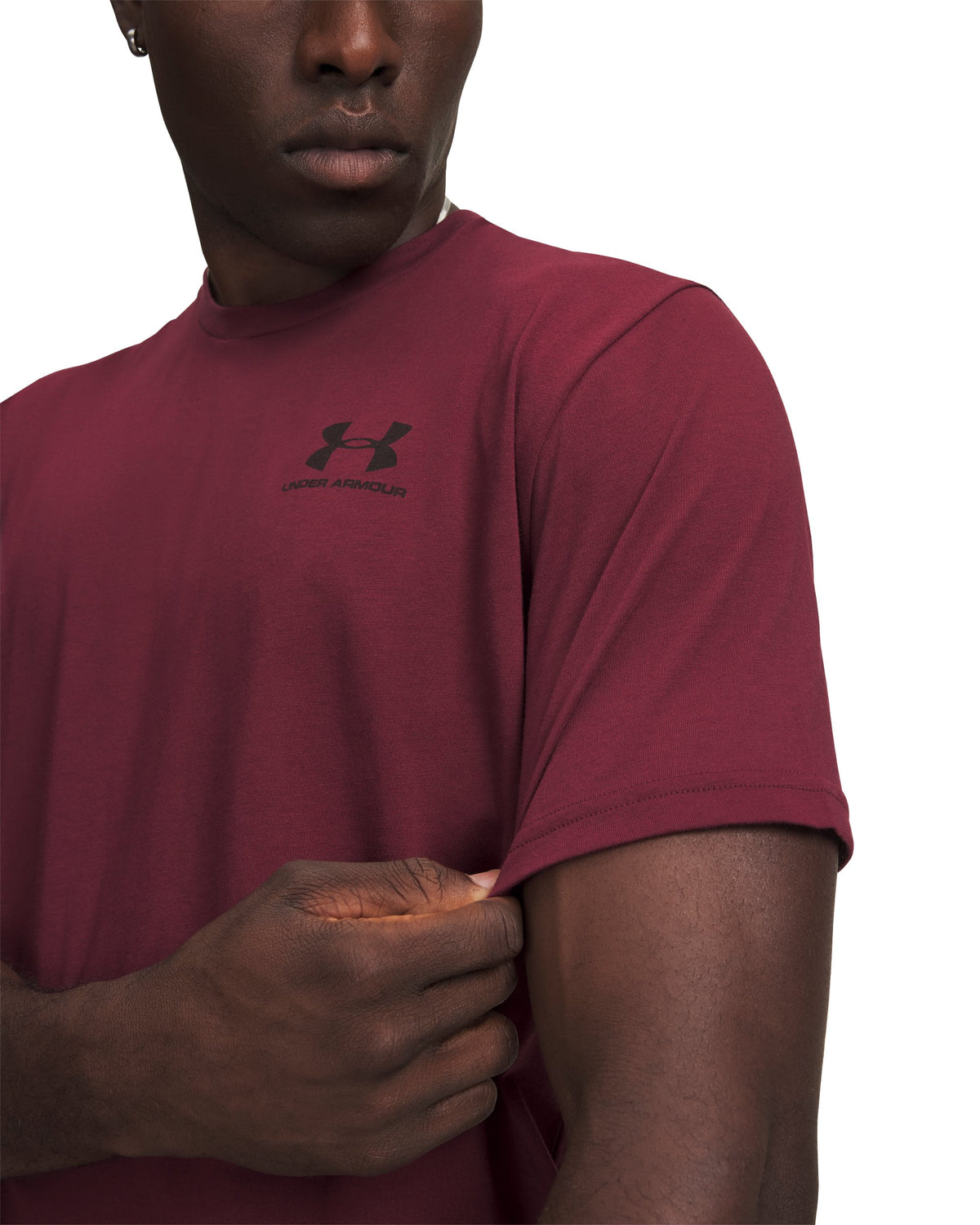 UA M SPORTSTYLE LC SS - Red / Black - 626