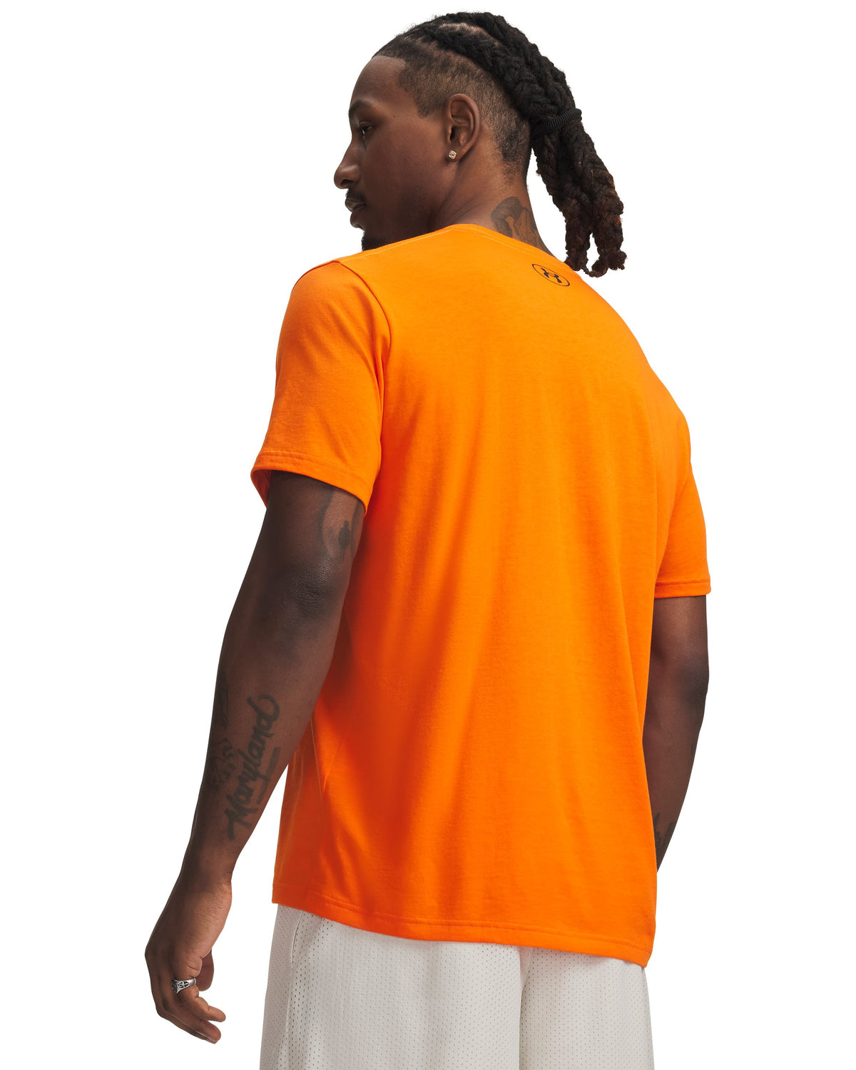 UA M SPORTSTYLE LC SS - Orange / Black - 808