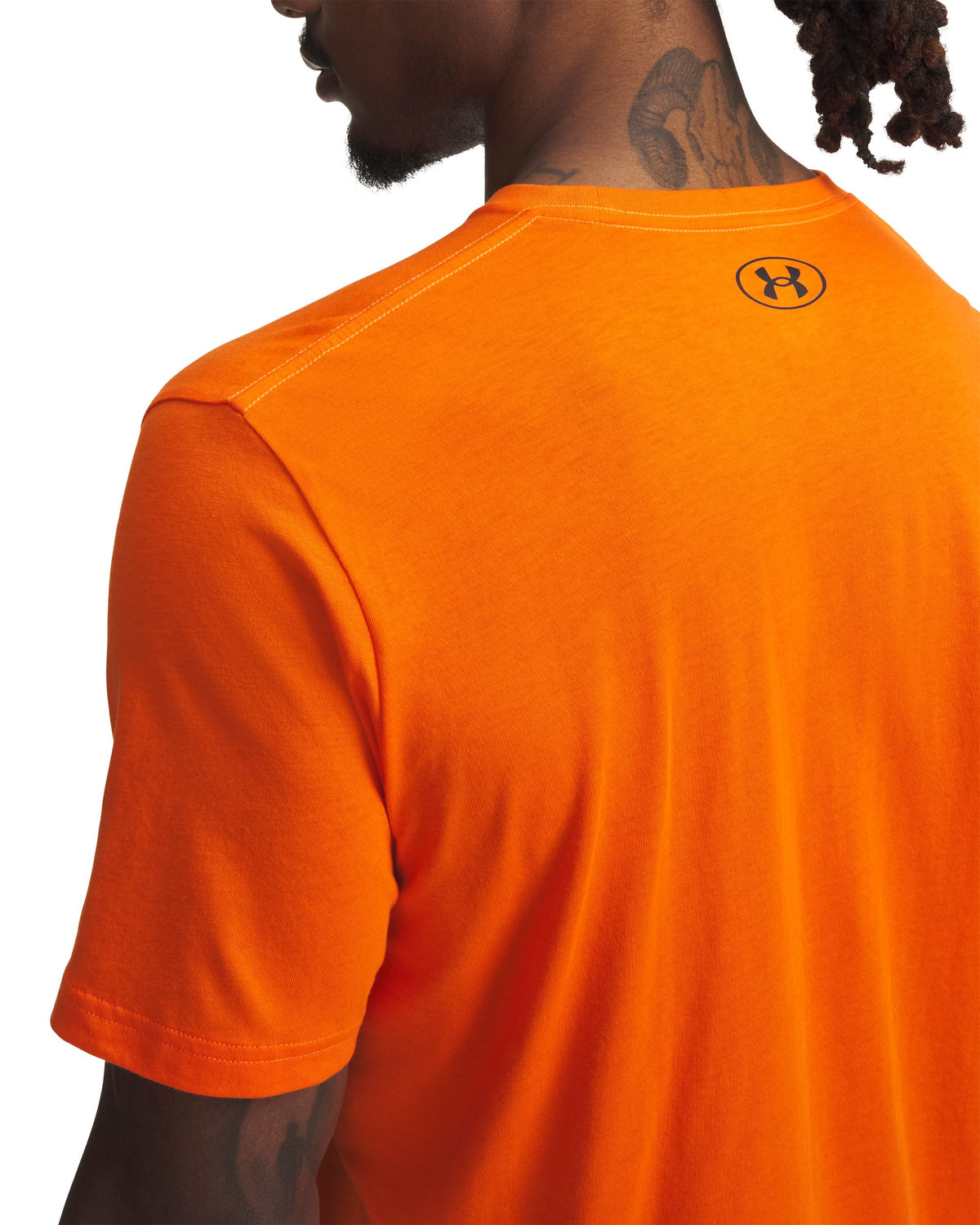 UA M SPORTSTYLE LC SS - Orange / Black - 808