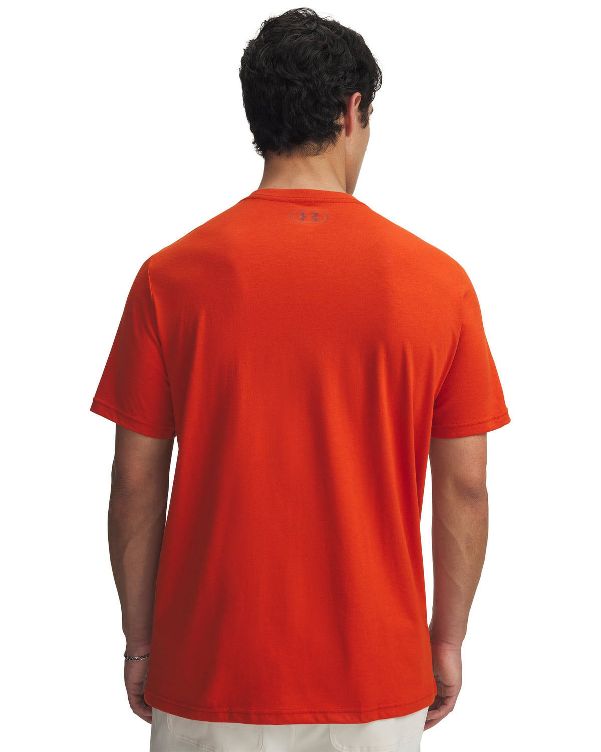 UA M SPORTSTYLE LC SS - Orange / Cinna Red - 842