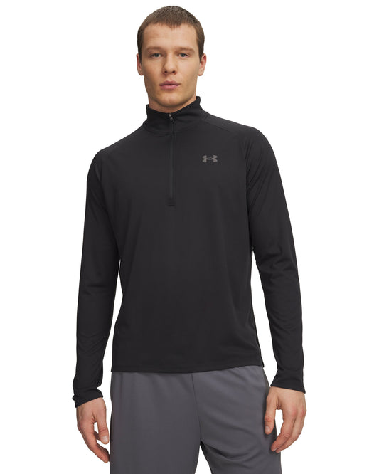 UA Tech 2.0 1/2 Zip - Black / Charcoal - 001