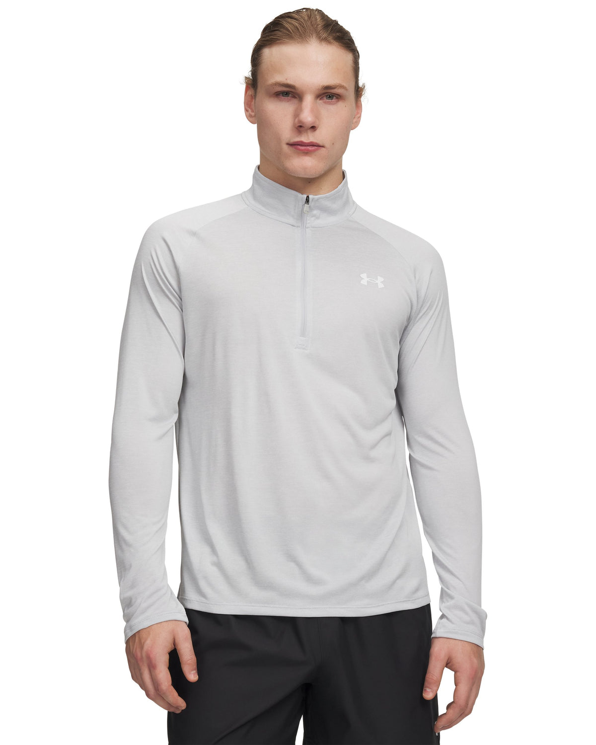 UA Tech 2.0 1/2 Zip - Halo Gray / White - 014