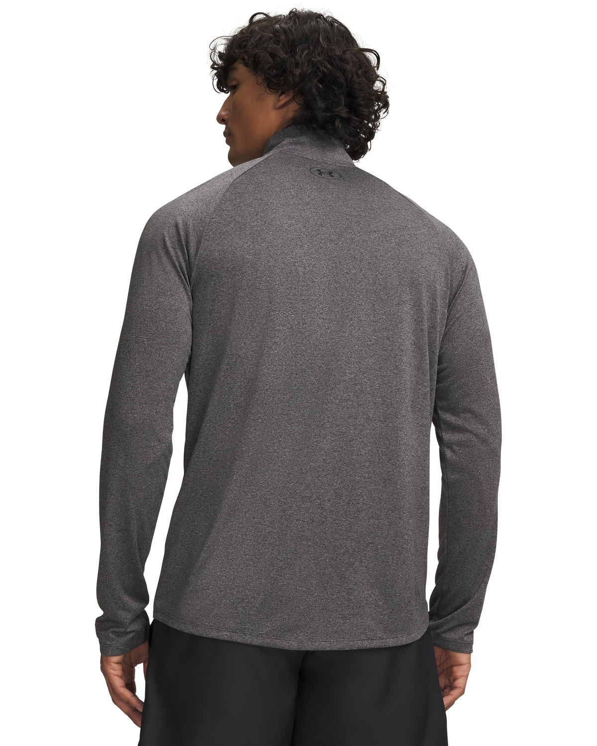 UA Tech 2.0 1/2 Zip - Carbon Heather / Black - 090