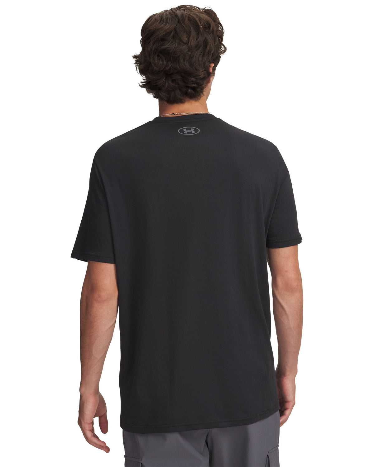 UA TEAM ISSUE WORDMARK SS - Black / Graphite - 001