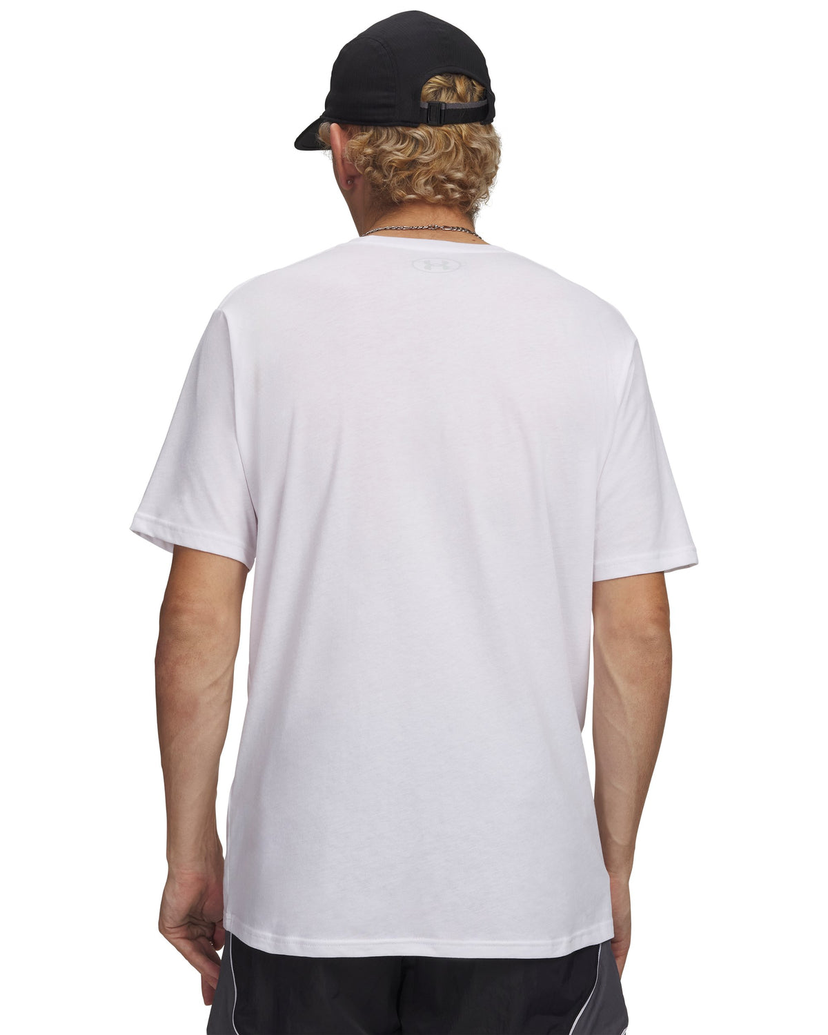 UA TEAM ISSUE WORDMARK SS - White / Elemental - 100