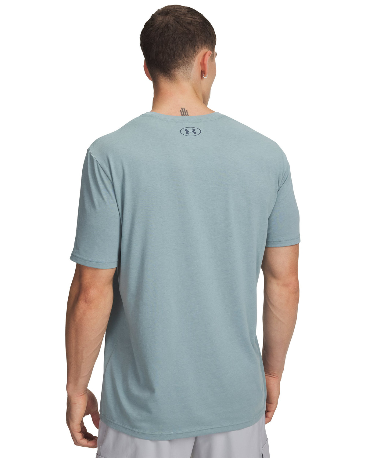UA TEAM ISSUE WORDMARK SS - Green / Jasper Blue - 323
