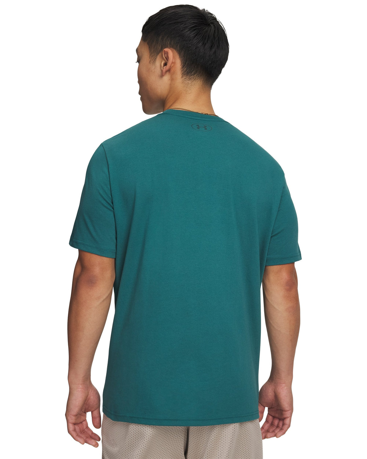 UA TEAM ISSUE WORDMARK SS - ירוק / ירוק - 338