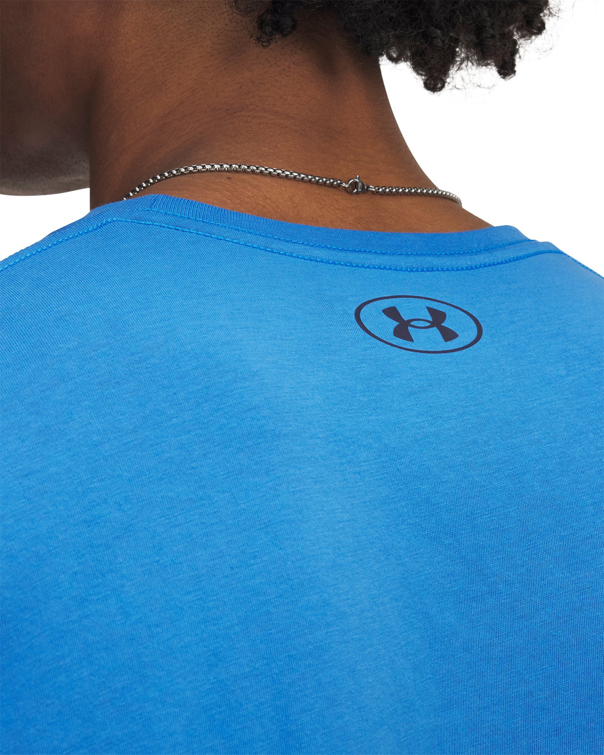 UA TEAM ISSUE WORDMARK SS - Blue / Washed Navy - 402
