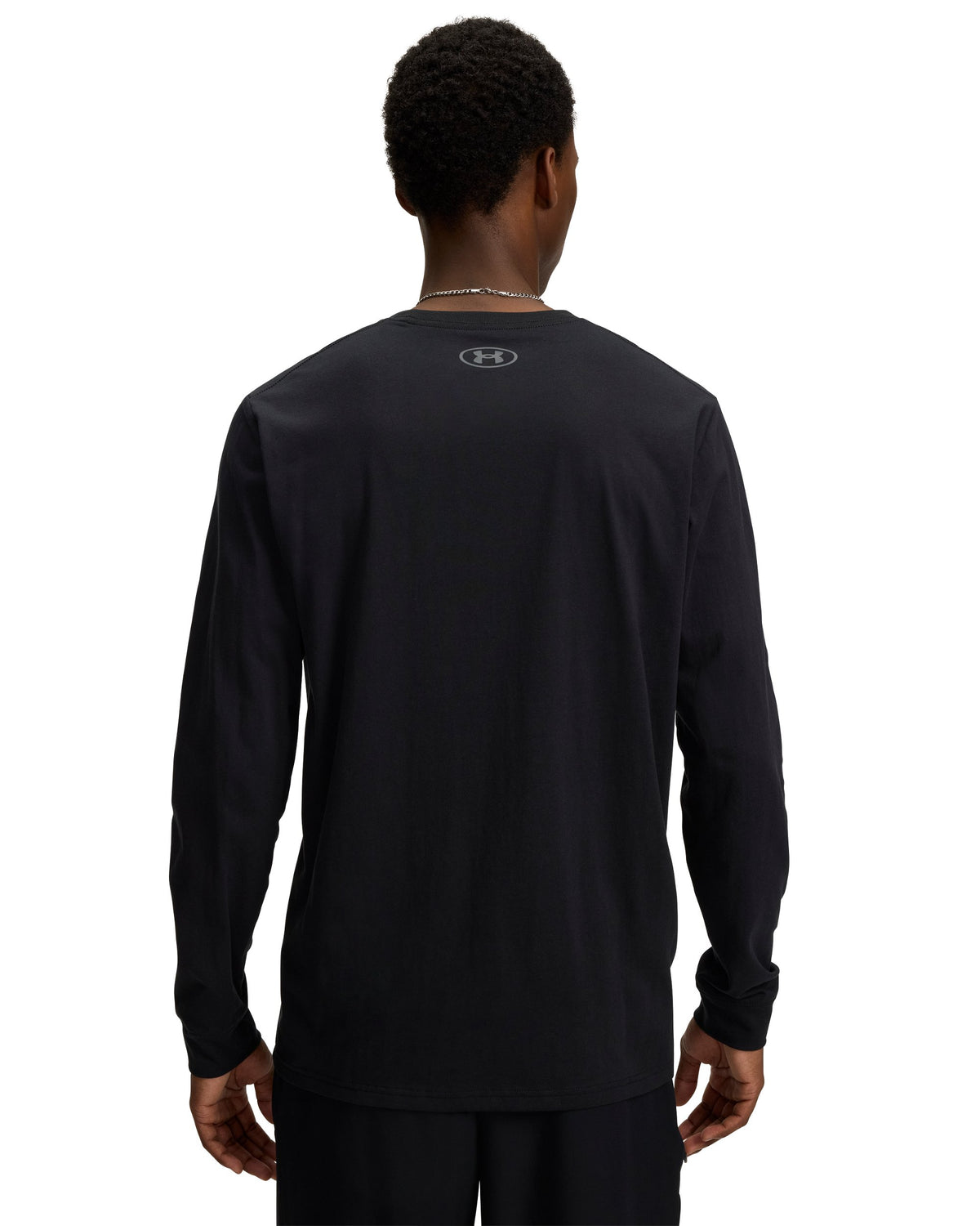 UA SPORTSTYLE LEFT CHEST LS - Black / Pitch Gray - 002