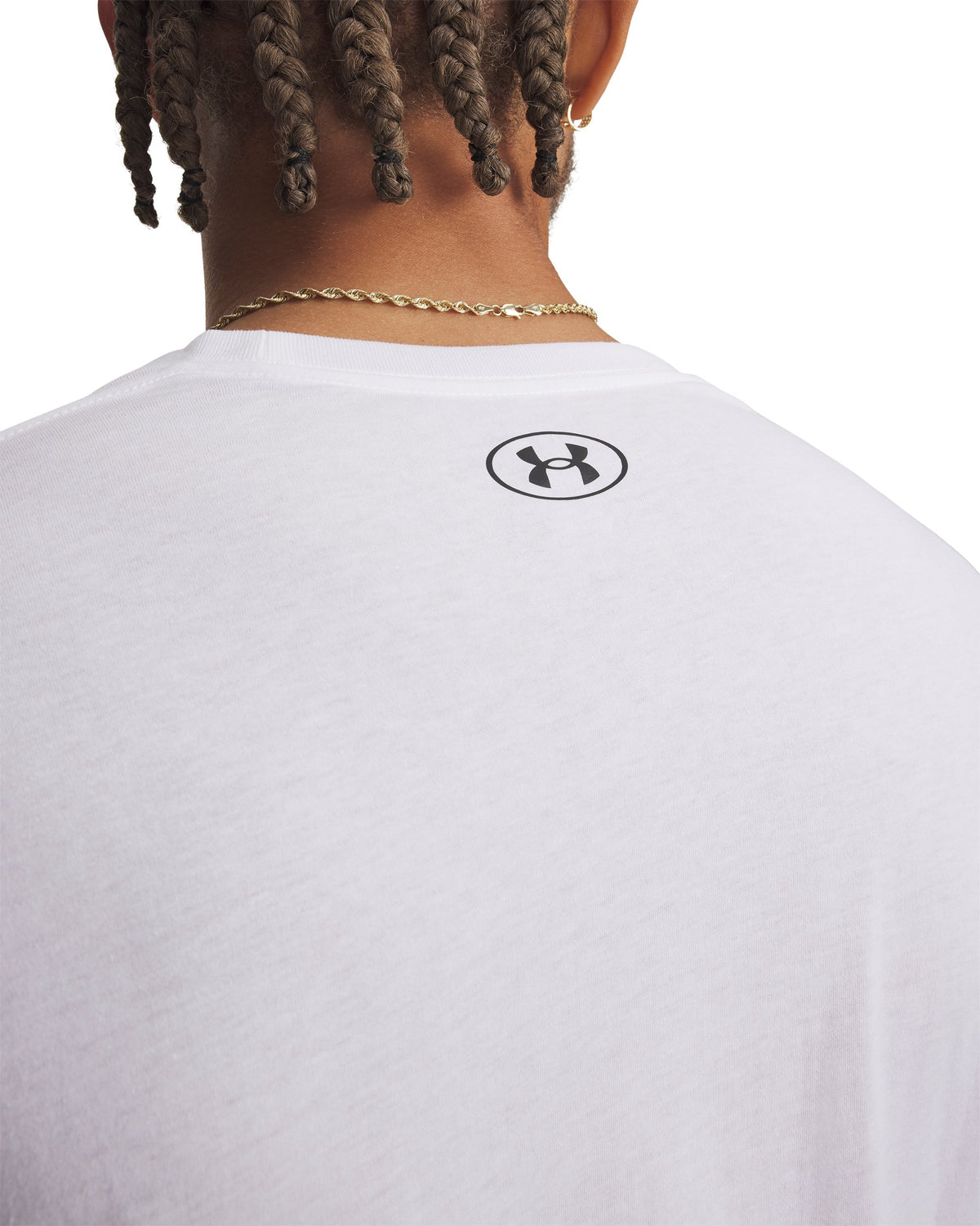 UA SPORTSTYLE LEFT CHEST LS - White / Black - 100