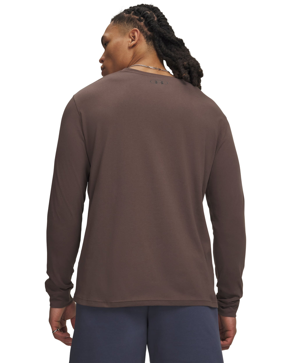 UA SPORTSTYLE LEFT CHEST LS - Brown / Black - 200
