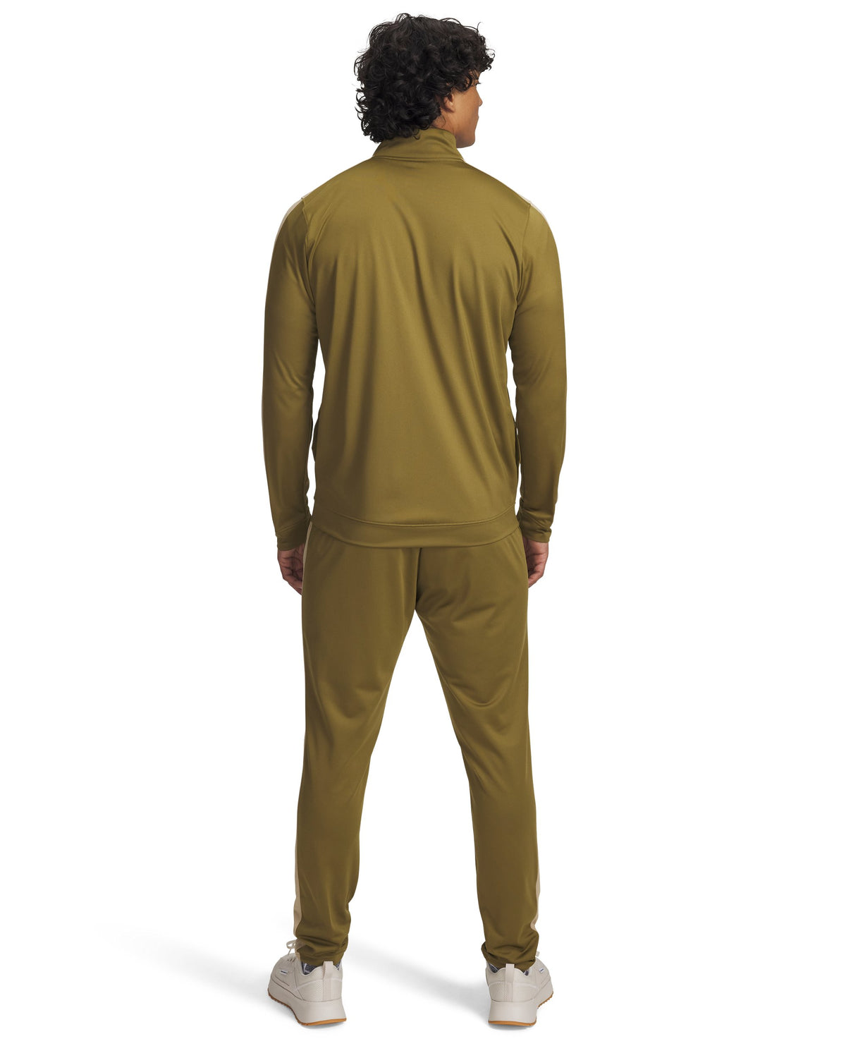 UA Rival Knit Track Suit - Black / White / White - 320