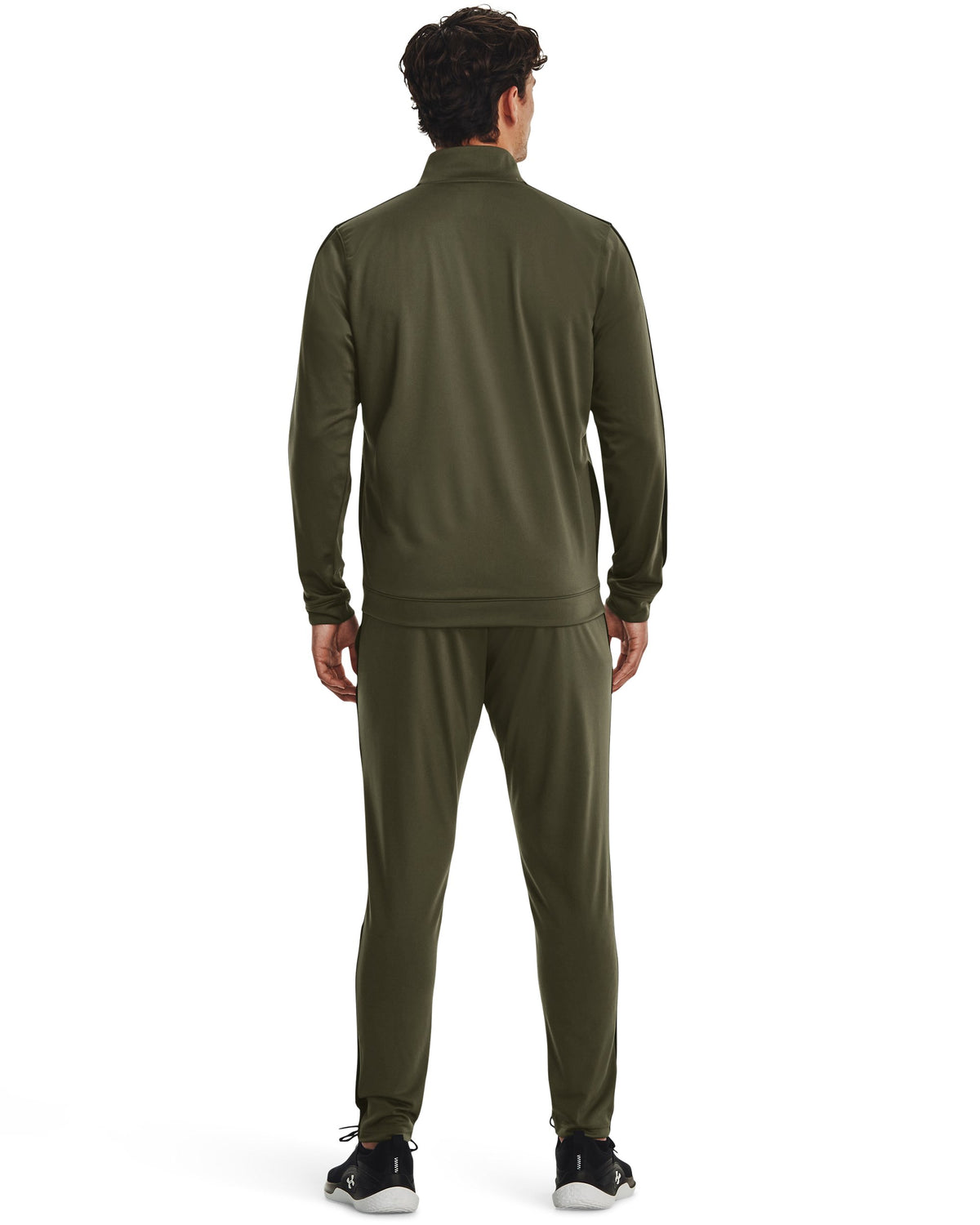 UA Rival Knit Track Suit - Marine OD Green / Black / Black - 390