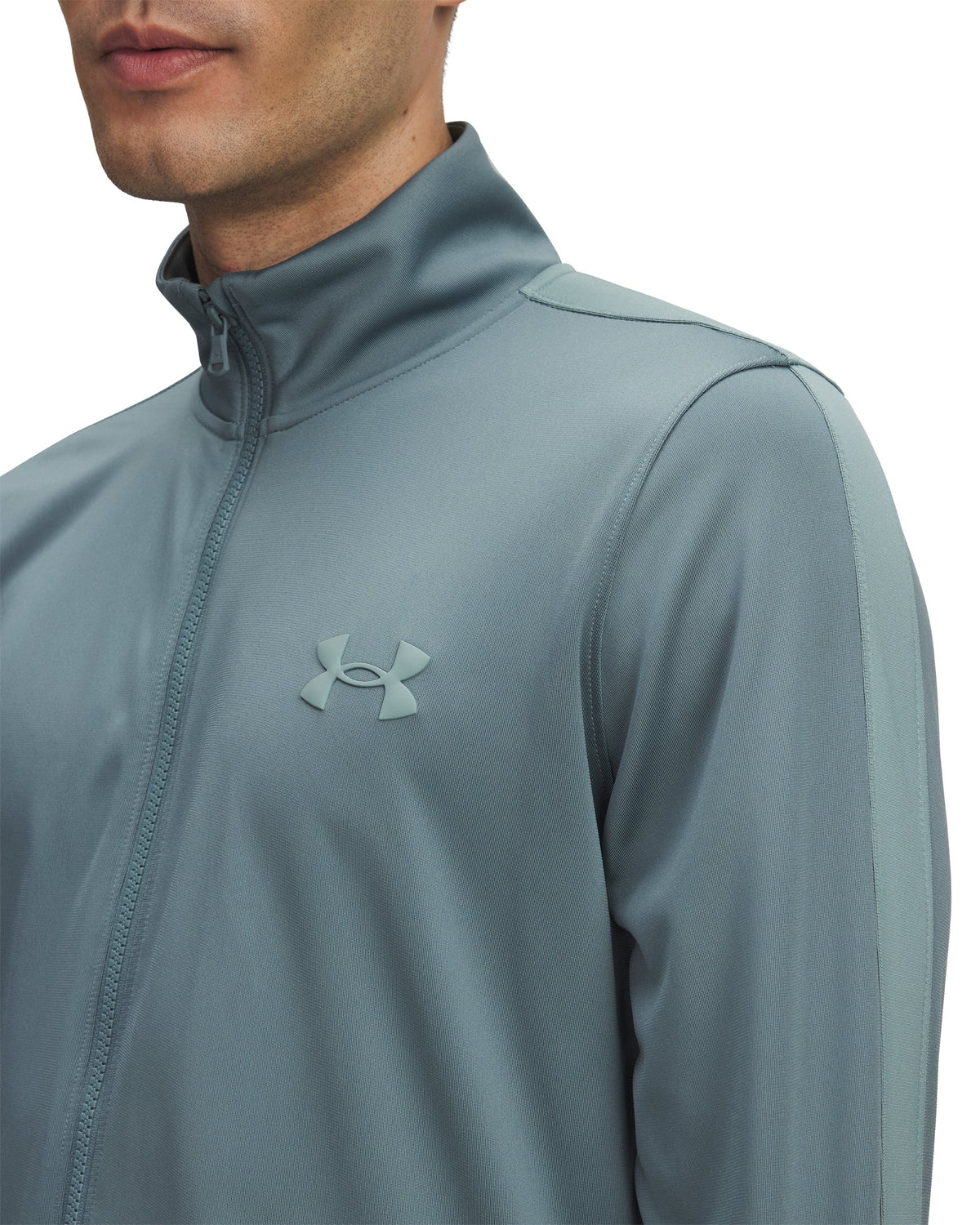 UA Rival Knit Track Suit - Blue / Serpentine - 587