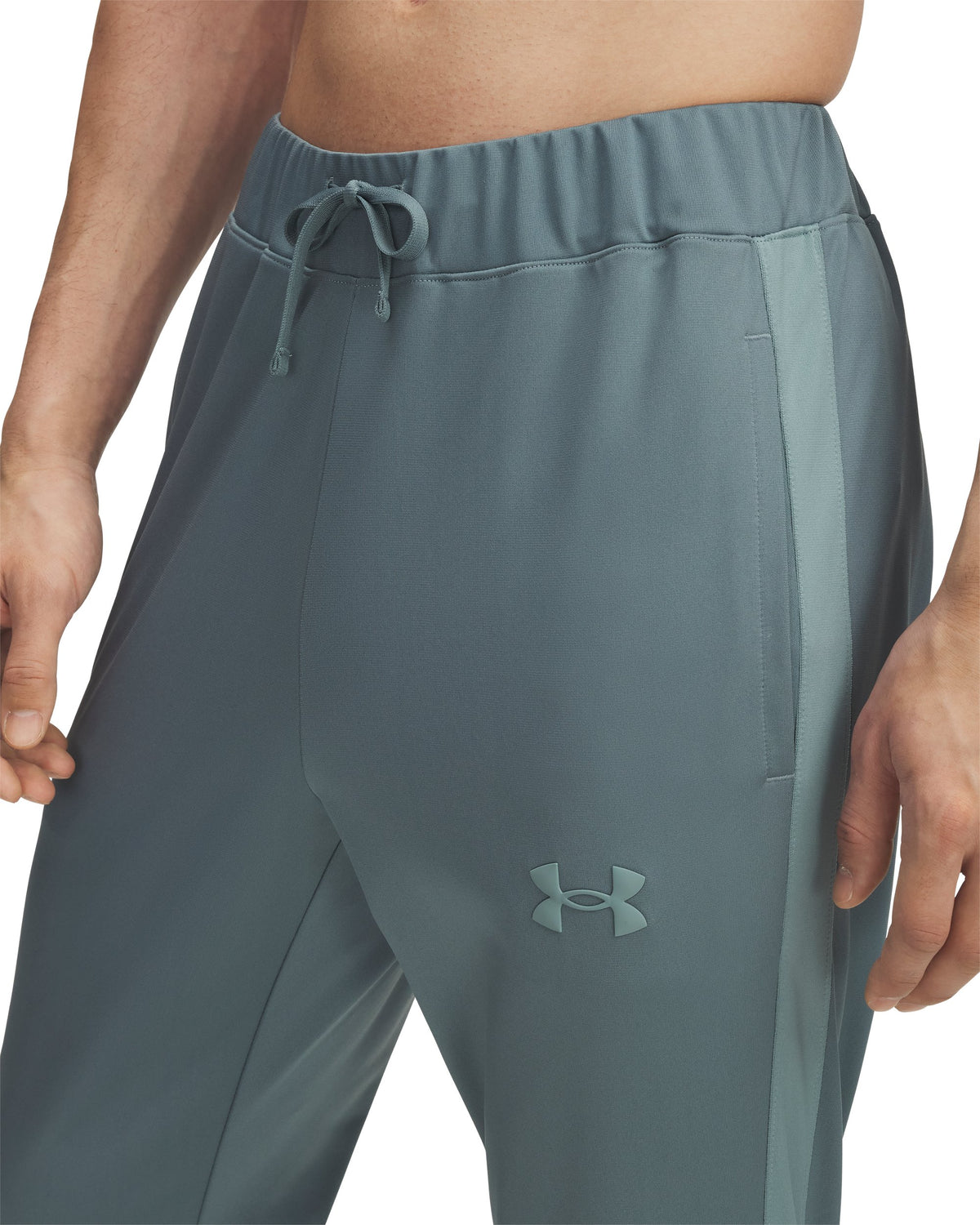 UA Rival Knit Track Suit - Blue / Serpentine - 587