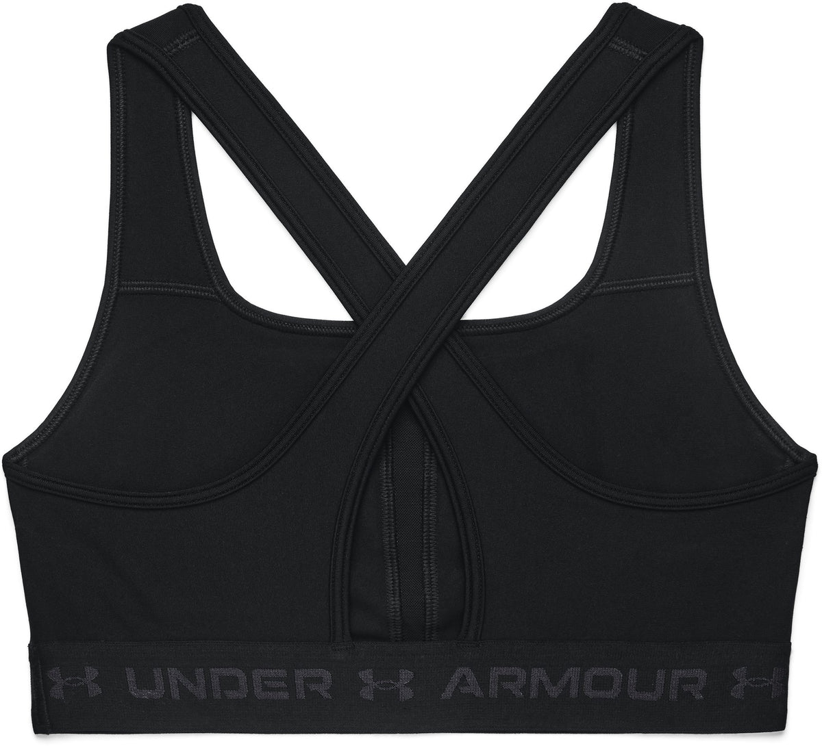 Crossback Mid Bra - Black / Black / Jet Gray - 001
