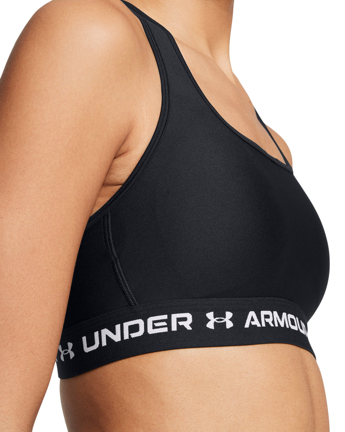 Crossback Mid Bra - Black / White - 006