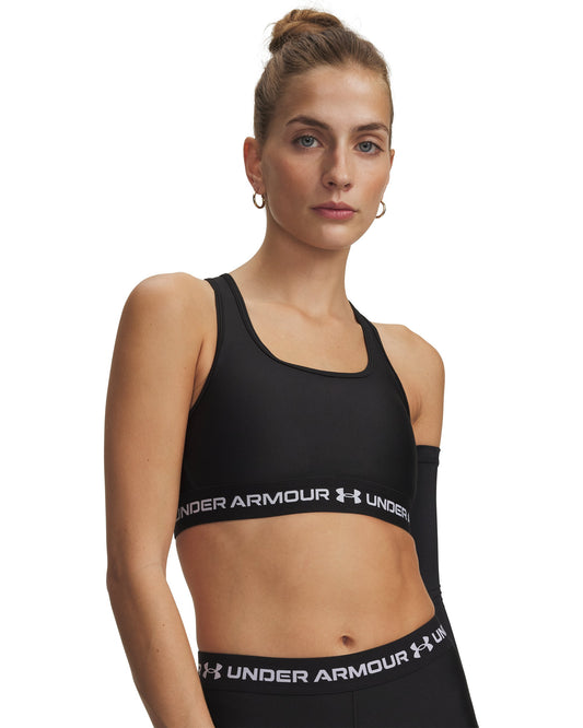 Crossback Mid Bra - Ultimate Black / White - 011