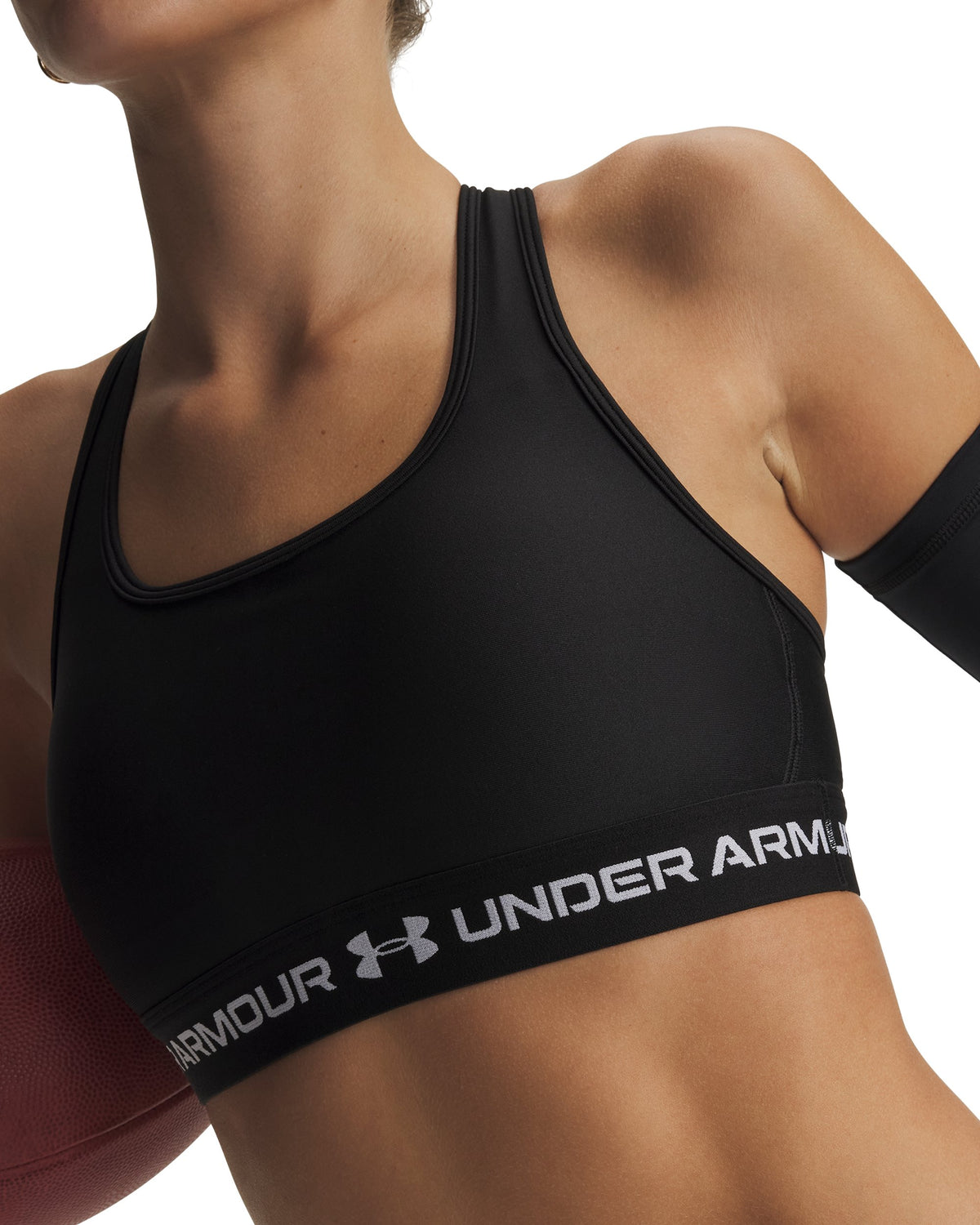 Crossback Mid Bra - Ultimate Black / White - 011