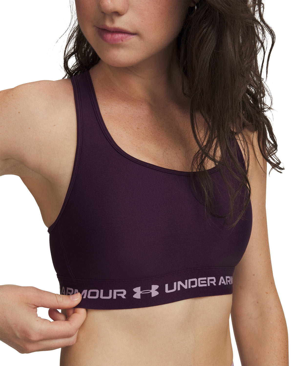 Crossback Mid Bra - Purple / Mauve Pink - 526