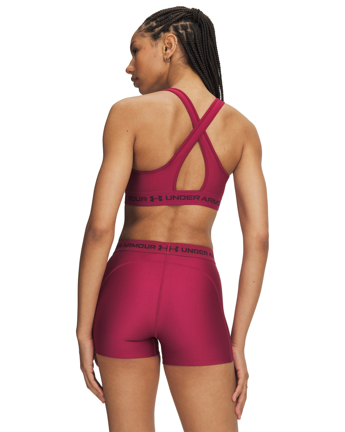 Crossback Mid Bra - Red / Ox Blood - 622