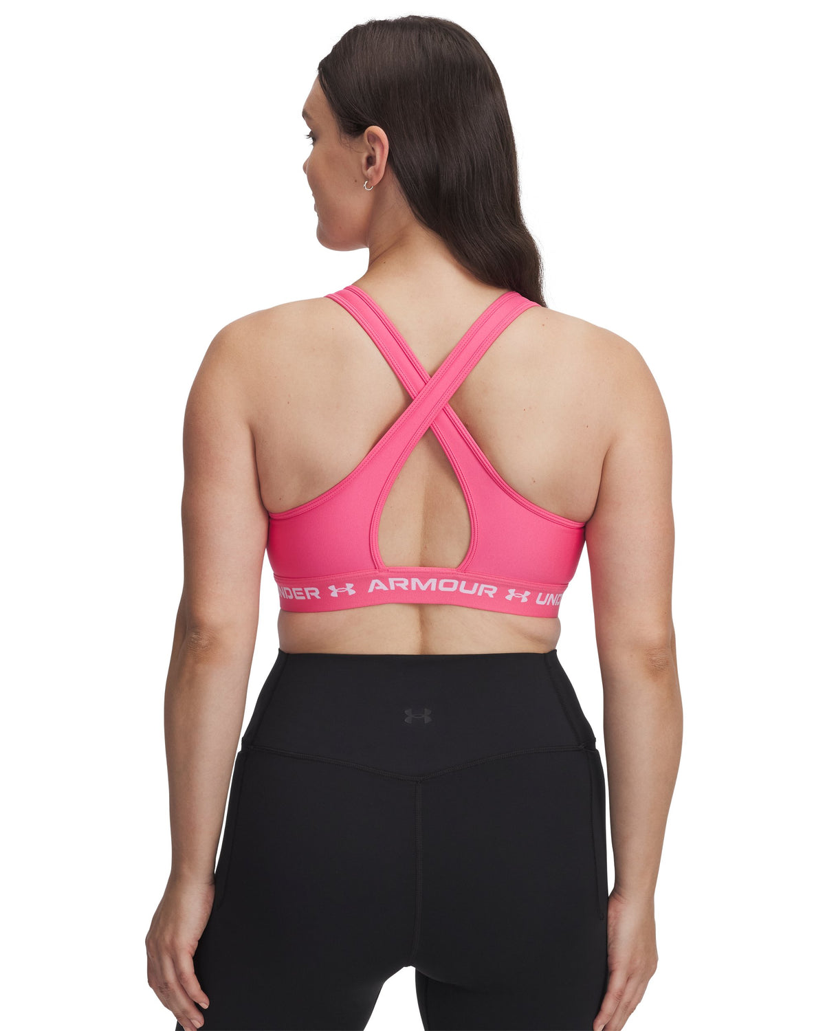 Crossback Mid Bra - Pink / White - 672