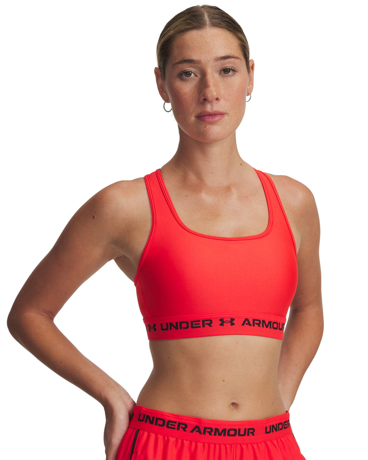 Crossback Mid Bra - Red / Black - 714