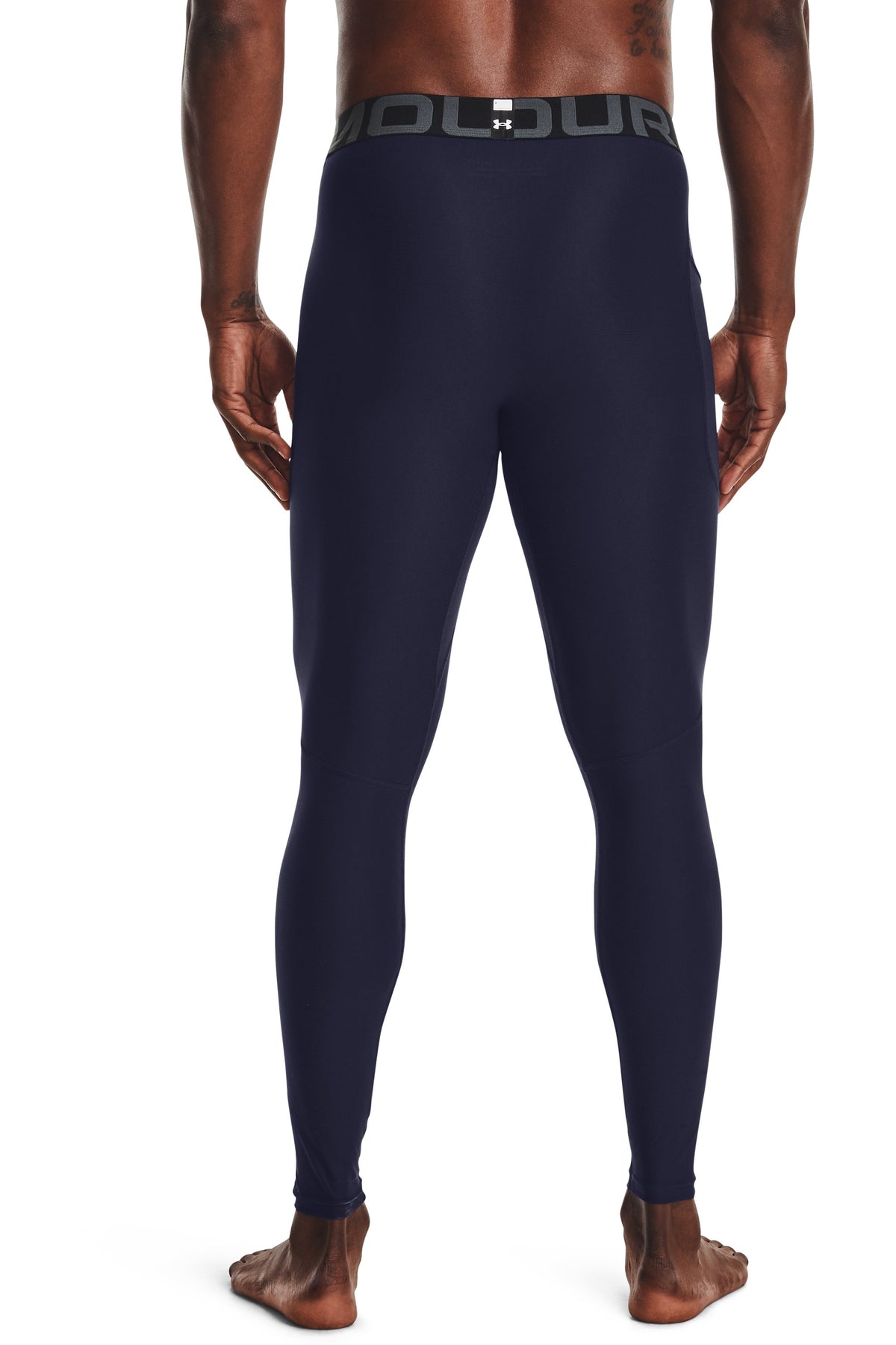 HEATGEAR Leggings - Midnight Navy / White - 410