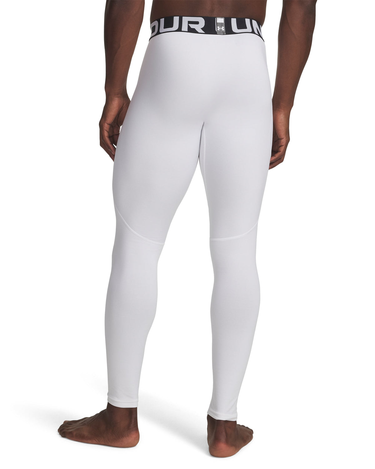 UA CG Armour Leggings - White / Black - 100