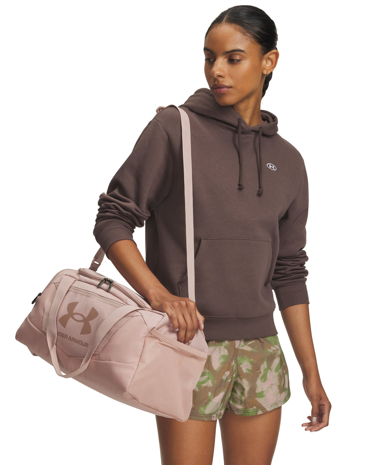 UA Undeniable 5.0 Duffle XS - ורוד / חום בהיר - 600