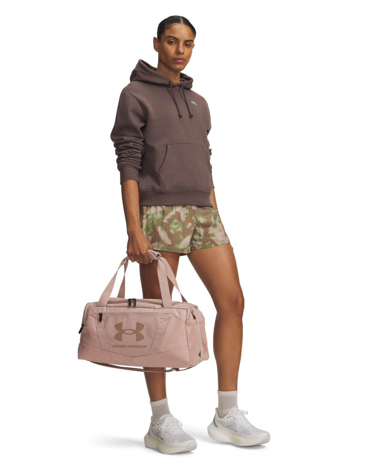 UA Undeniable 5.0 Duffle XS - ורוד / חום בהיר - 600
