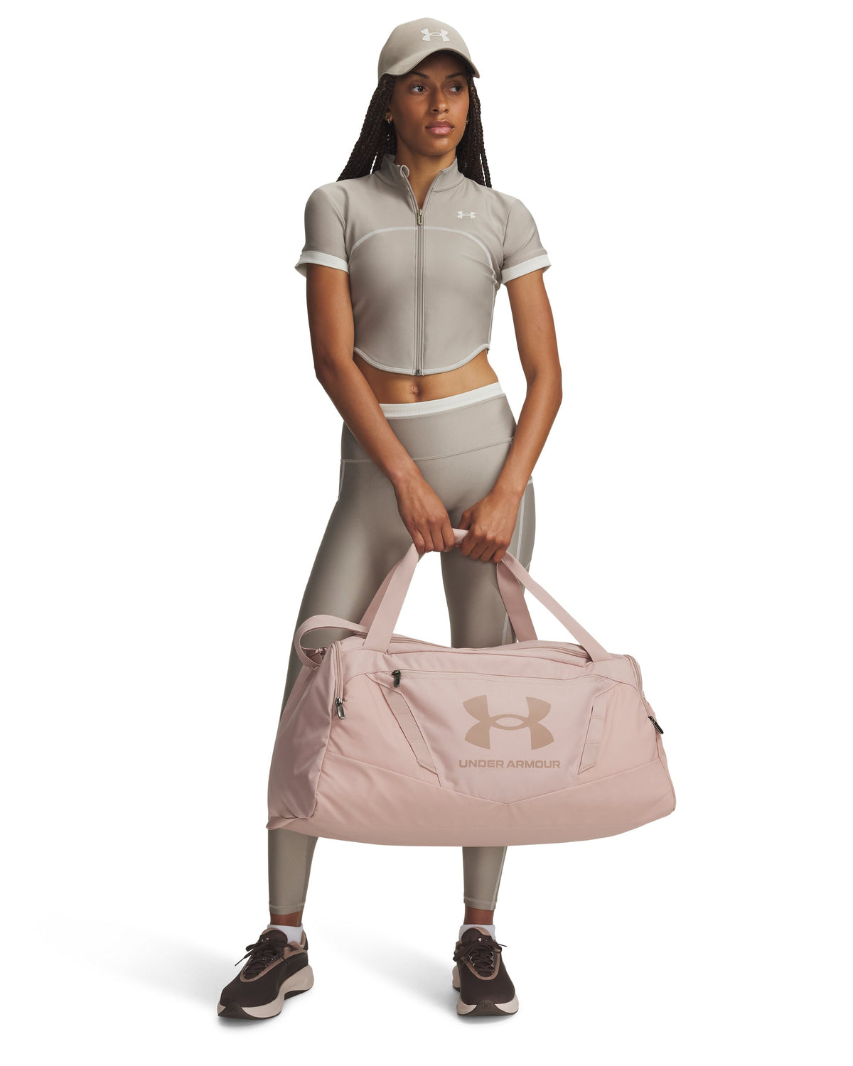 UA Undeniable 5.0 Duffle MD - ורוד עדין / חום בהיר - 601